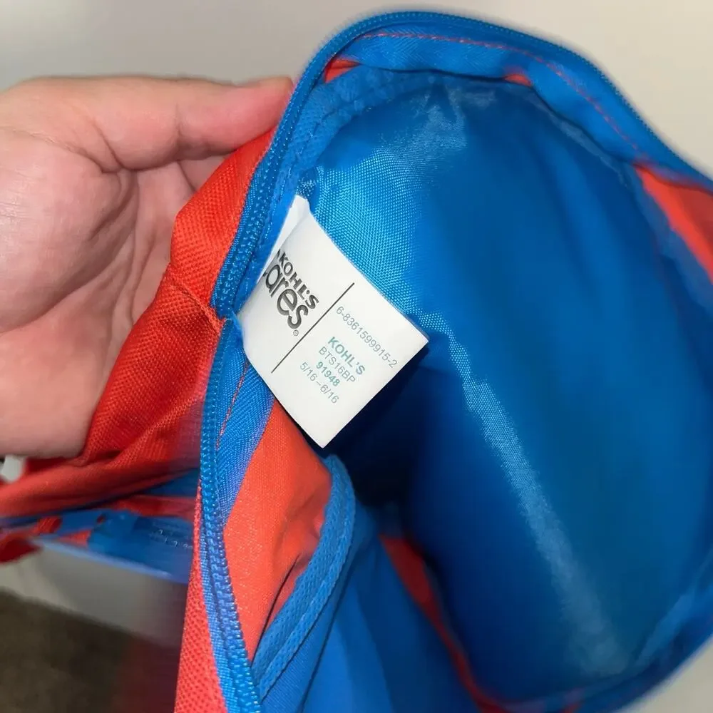 VTG Vintage Clifford The Big Red Dog Kohls Cares Kids Small Backpack (0987)